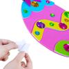 Winlyn 24 Sets Easter Craft Kits DIY Easter Egg Ornaments Decorations Assorted Easter Egg Foam Stickers Easter Arts and Crafts for Kids Spring Easter Home Classroom Activities Party Favors Art Project